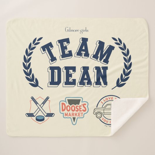 Team Dean Gilmore Girls Design Sherpadecke (Vorderseite (Horizontal))