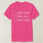 Team Dean  T-Shirt (Design vorne)