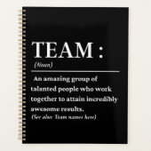 Team Definition das beste Team Planer (Vorderseite)