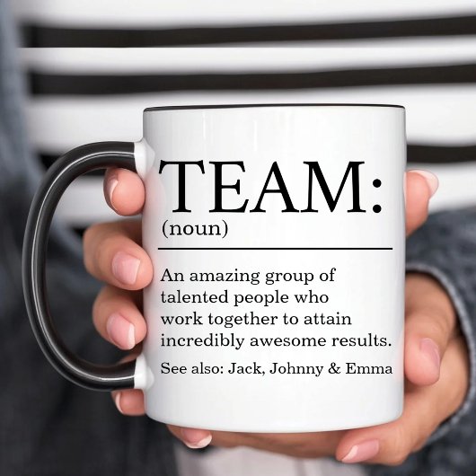 TEAM-Definition Tasse