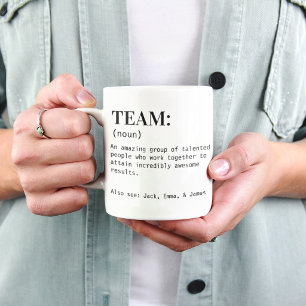 Team Definition Tasse Benutzerdefiniertes Team-Dan