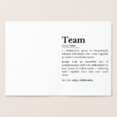 Team Definition – The Power of Collaboration Folienkarte (Innenseite)