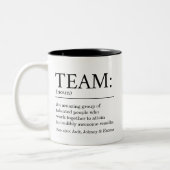 TEAM-Definition Zweifarbige Tasse (Links)