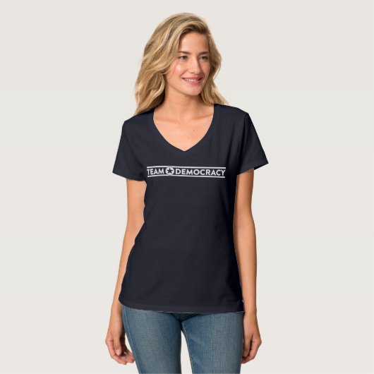 Team-Demokratie-T - Shirt (Vorderseite Vollansicht)