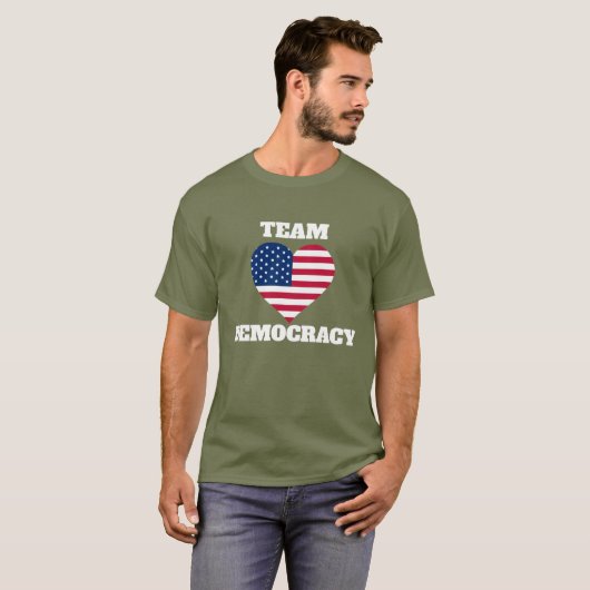 TEAM DEMOKRATIE T - Shirt (Vorne ganz)