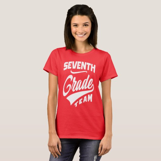 Team der 7. Klasse T-Shirt (Vorne ganz)
