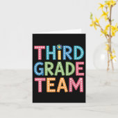 Team der dritten Klasse - farbenfroh zurück zum Sc Karte (Gelbe Blume)