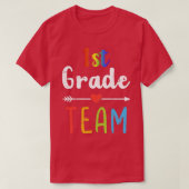 Team der ersten Klasse zurück zu Schüler Lehre T-Shirt (Design vorne)