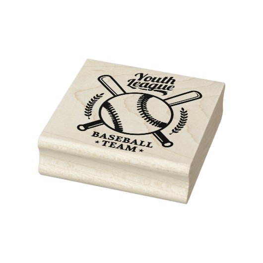 Team der Jugendliga Baseball Gummistempel (Stempel)