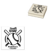 Team der Jugendliga Baseball Gummistempel (Stempel)