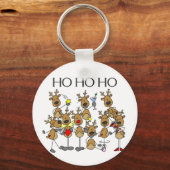 Team der Reindeer-Tshirts und Geschenke Schlüsselanhänger (Vorderseite)