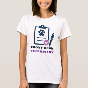 🩺 Team der veterinärmedizinischen Rezeption 🩺 T-Shirt