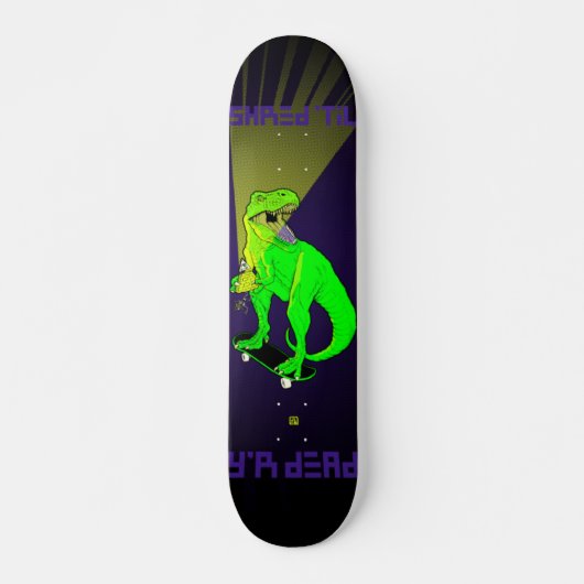 Team Dinosaur I - Mini Skateboard (Vorne)