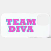 "Team Diva" Case-Mate iPhone Hülle (Rückseite (Horizontal))