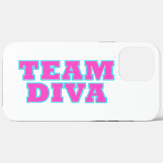 "Team Diva" Case-Mate iPhone Hülle (Rückseite (Horizontal))