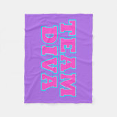 Team Diva Fleece Blankets (Vorderseite)