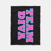 Team Diva Fleece Blankets (Vorderseite)