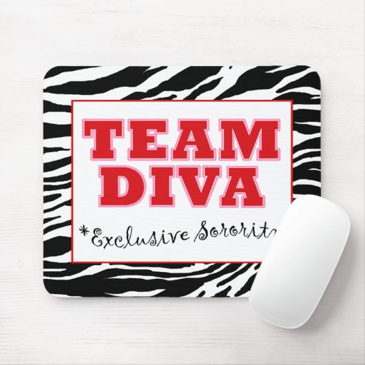 "Team Diva" Mousepad (Mit Mouse)