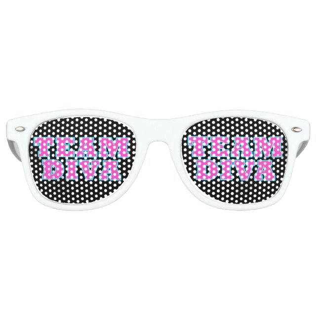 "Team Diva" Sonnenbrille (Vorderseite)