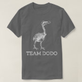 Team Dodo Fossil Skeleton Bird Paleontology  T-Shirt (Design vorne)
