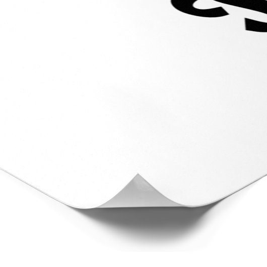 Team Double (Backgammon Doubling Cube) Poster (Ecke)