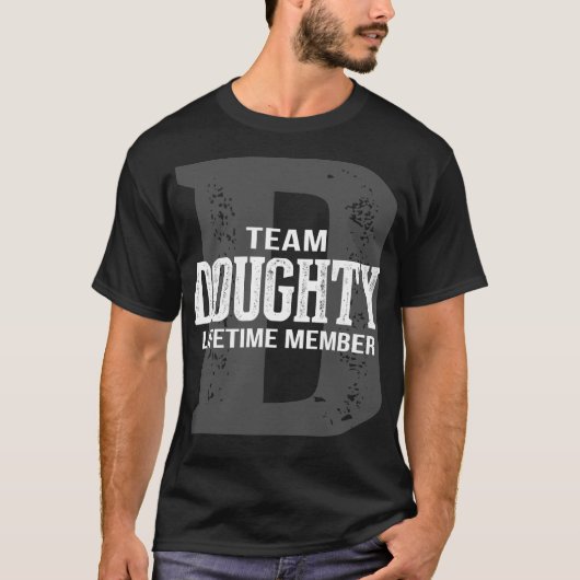 Team DOUGHTY Lifetime Member T-Shirt (Vorderseite)