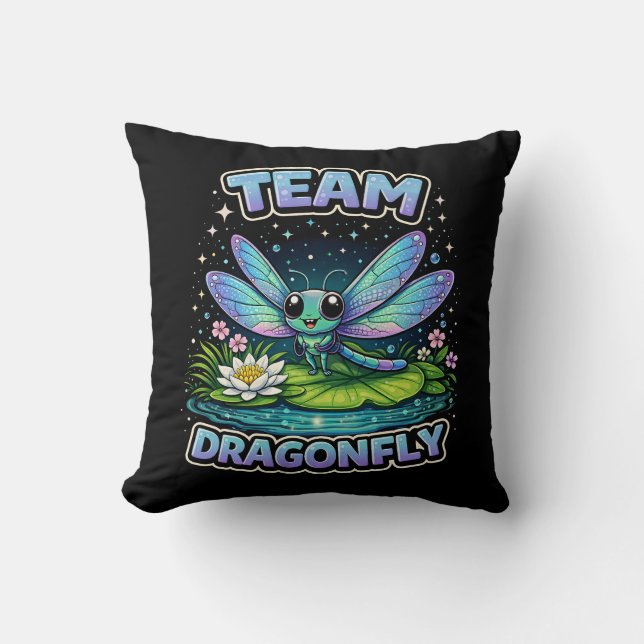 Team Dragonfly Kissen (Vorderseite)