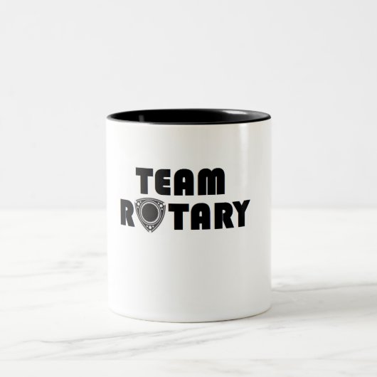 Team-DrehTasse Zweifarbige Tasse (Mittel)