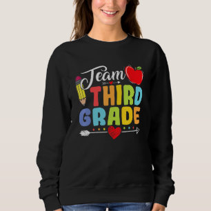 Team Dritte Klasse Stift zurück zu Lehrerin St. Sweatshirt
