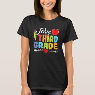 Team Dritte Klasse Stift zurück zu Lehrerin St. T-Shirt