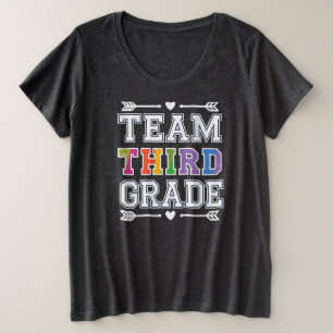 Team Dritter Grad Große Größe T-Shirt
