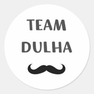 Team Dulha (Team Groom) Indische Südasiatische Hoc Runder Aufkleber