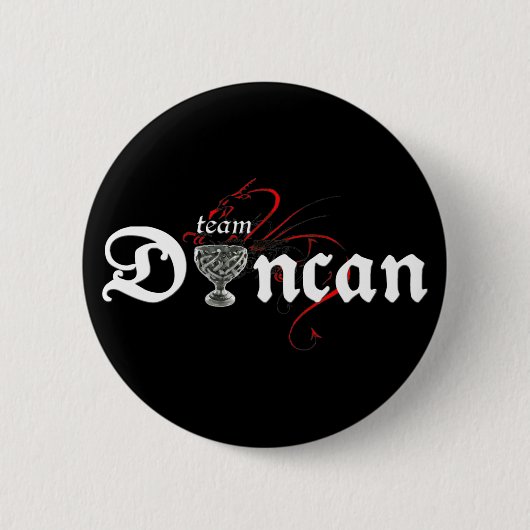 Team DUNCAN! (dunkler Knopf) Button (Vorderseite)