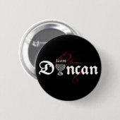 Team DUNCAN! (dunkler Knopf) Button (Vorne & Hinten)