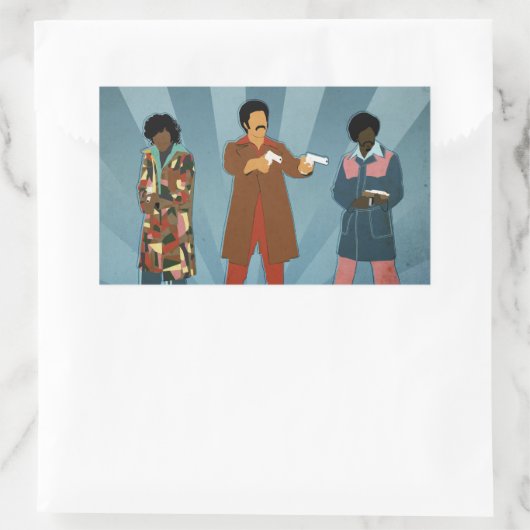 Team Dynamite Rechteckiger Aufkleber (Tasche)