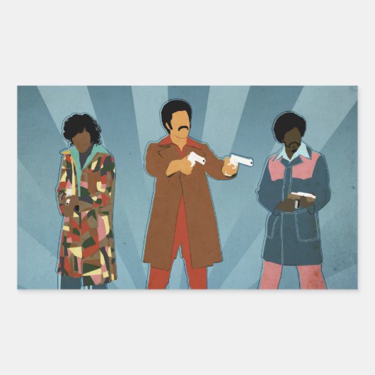 Team Dynamite Rechteckiger Aufkleber (Vorderseite)