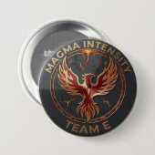 Team E – MAGMA INTENSITY Emblem | Feurige Führungs Button (Vorne & Hinten)