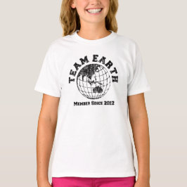 Team Earth : Mitglied seit 2012 Asia Australia Bab T-Shirt