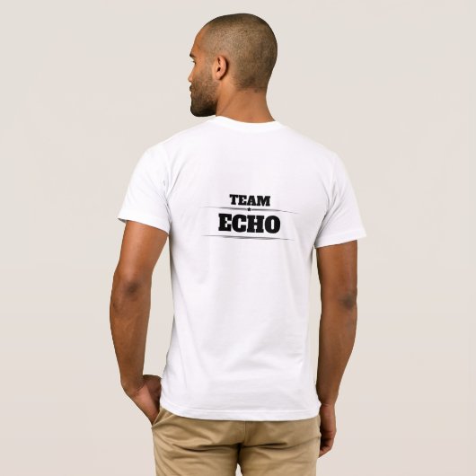 TEAM ECHO T-Shirt (Schwarz voll)