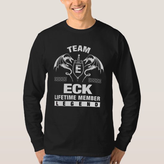 Team Eck Lebenslanges Mitglied T-Shirt (Vorderseite)