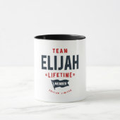 Team Elijah Lifetime Mitglied Funny Name Elijah Tasse (Zentrum)