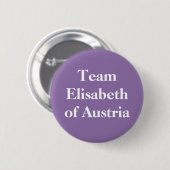 Team Elisabeth von Österreich Button (Vorne & Hinten)