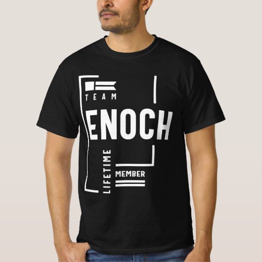 Team Enoch Lifetime Personalisiert Name T-Shirt (Vorderseite)