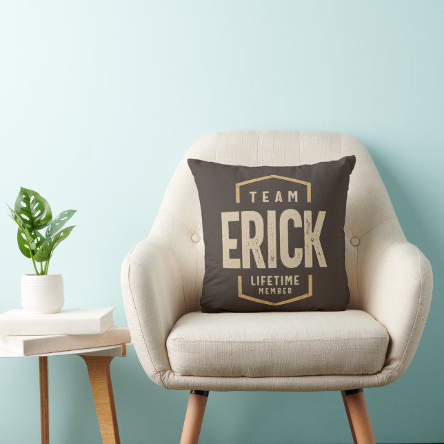 Team Erick Lifetime Personalisiert Name Kissen (Stuhl )
