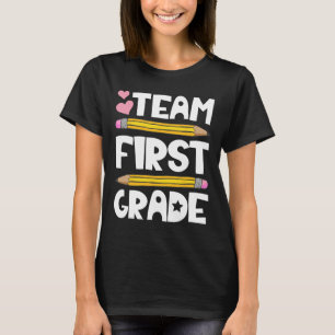 Team Erste Klasse Spaß 1. Byck Zur Schule Lehrer S T-Shirt