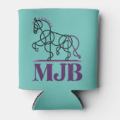 Team Escher kann mit dem MJB Logo kühler werden Dosenkühler (Vorderseite)