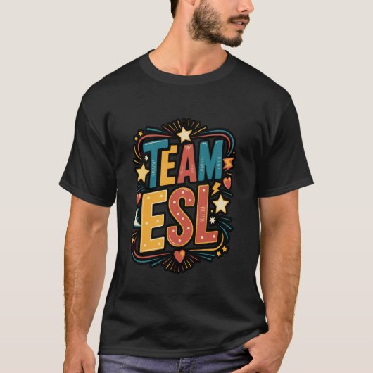 Team ESL Lehrer Squad T-Shirt (Vorderseite)