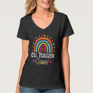 Team Esl Squad Englischlehrer-Crew Zurück zur Schu T-Shirt