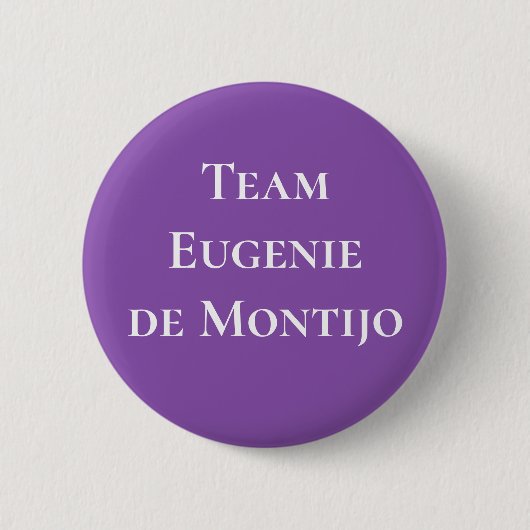 Team Eugenie de Montijo Button (Vorderseite)