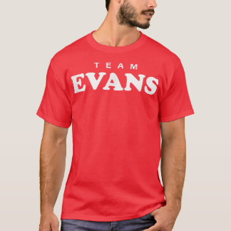 Team Evans Personalisierte Nachname Brauerei Famil T-Shirt